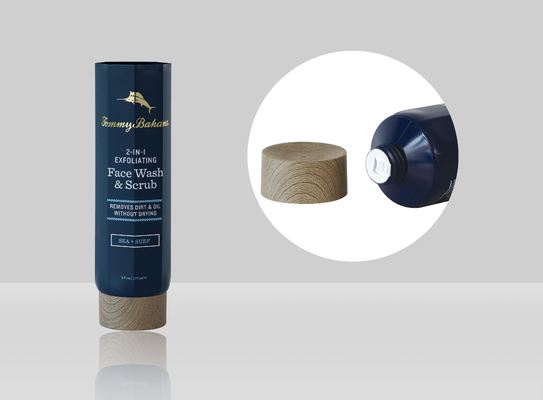 D50mm Custom Cosmetic Lotion Tubes Plastik Tabung berkerut