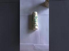 140g / 5oz Tabung Kosmetik Kustom Kosong D45mm Peras Tabung Pembersih Plastik Dengan Tutup Flip